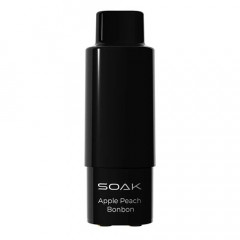 Сменный картридж SOAK Q - Яблоко - Персик (3.000 затяжек) - 2% (1 шт.)